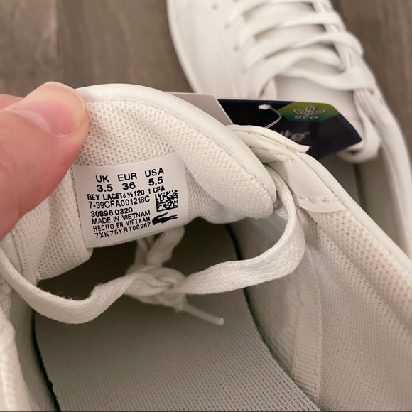 Lacoste Women’s Sneakers with Gold Logo - Picture 4 of 7